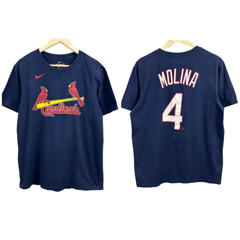 Nike St. Louis Cardinals Yadier Molina 4 Graphic Tee Size Medium